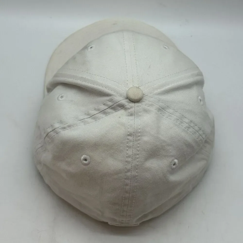 Chicago Cubs MLB Baseball Cap Fitted 7.25 White on White New Era 59Fifty Hat GM